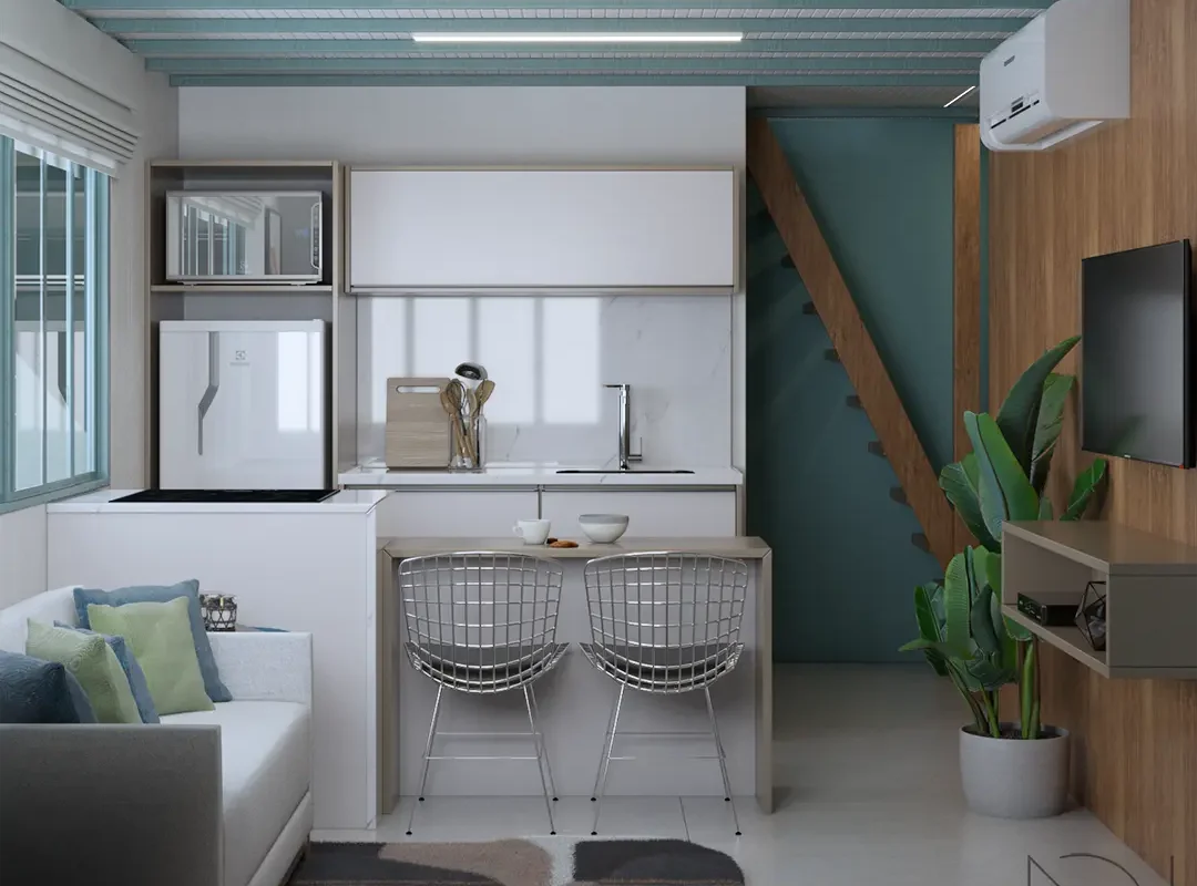 Arquiteta que faz projetos de interiores e reformas residenciais