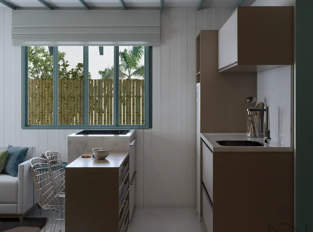 Arquiteta que faz projetos de interiores e reformas residenciais
