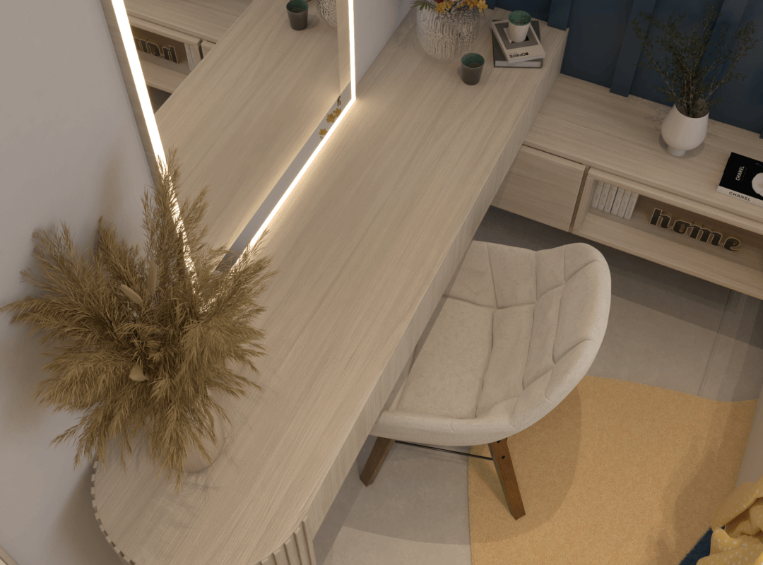Arquiteta que faz projetos de interiores e reformas residenciais
