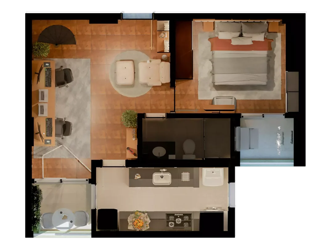 Arquiteta que faz projetos de interiores e reformas residenciais